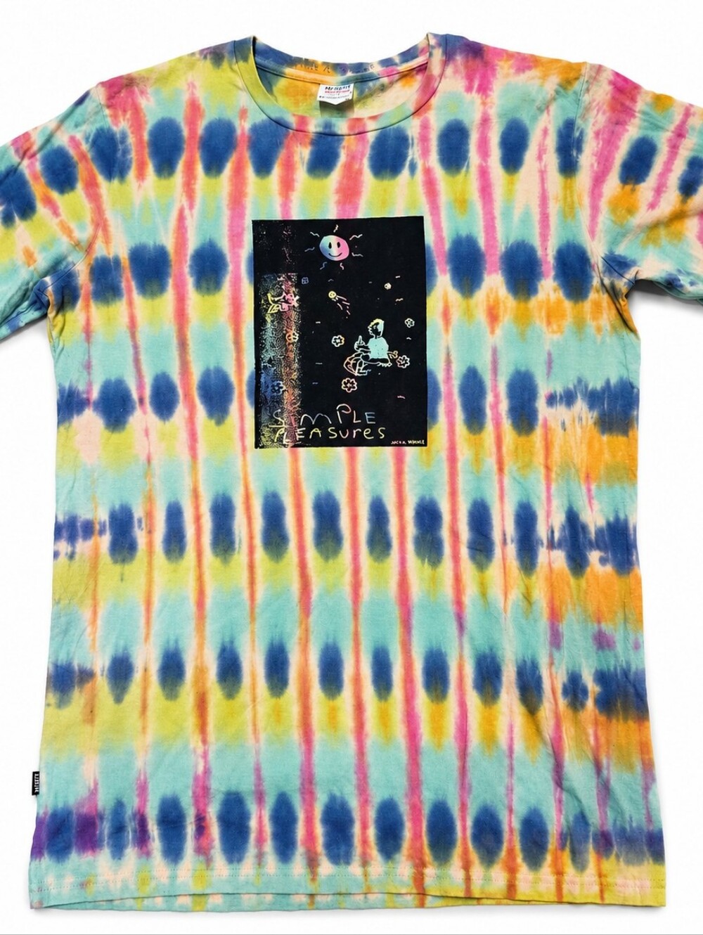 M/SF/T Mad Minds Tie Dye Shirt Mens Medium Graphic Tee Jack Irvine Pleasures